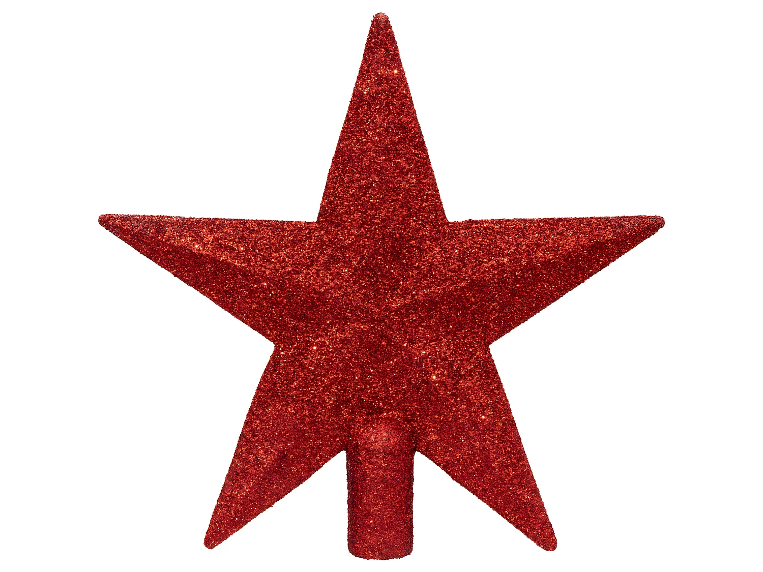 Déco de sapin de Noël Kit de 18 pièces Boules et Cimier - Rouge et Blanc