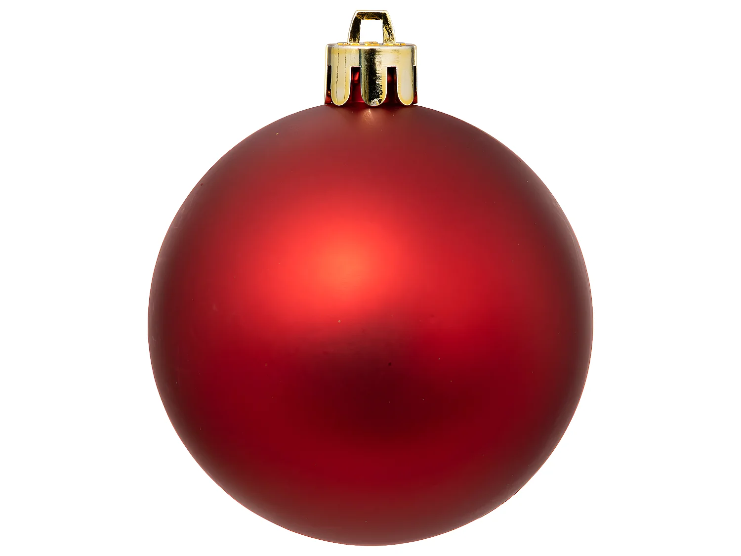 Déco de sapin de Noël Kit de 18 pièces Boules et Cimier - Rouge et Doré