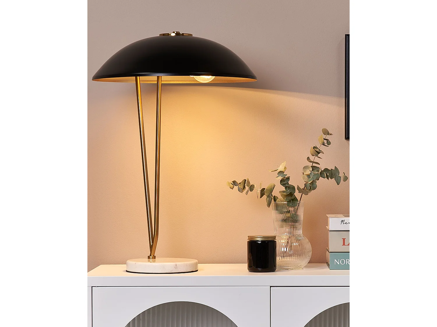 Lampe à poser DANTO Métal Noir