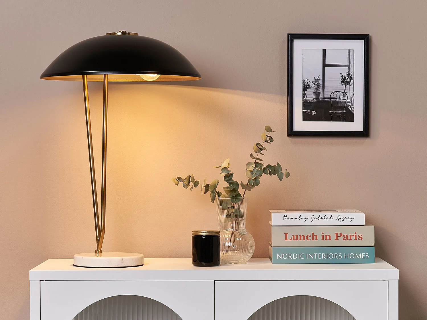 Lampe à poser DANTO Métal Noir