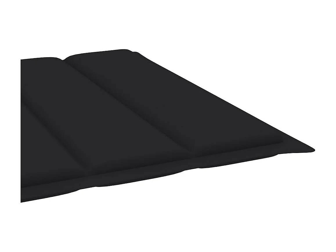 Espreguiçadeira espreguiçadeira jardim cama terraço mobiliário de exterior com mesa e almofada pinho impregnado 02_0012655