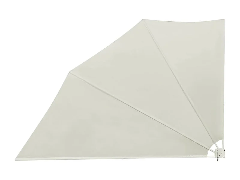 Auvent paravent store brise-vue crème 240 x 160 x 160 cm 02_0007056