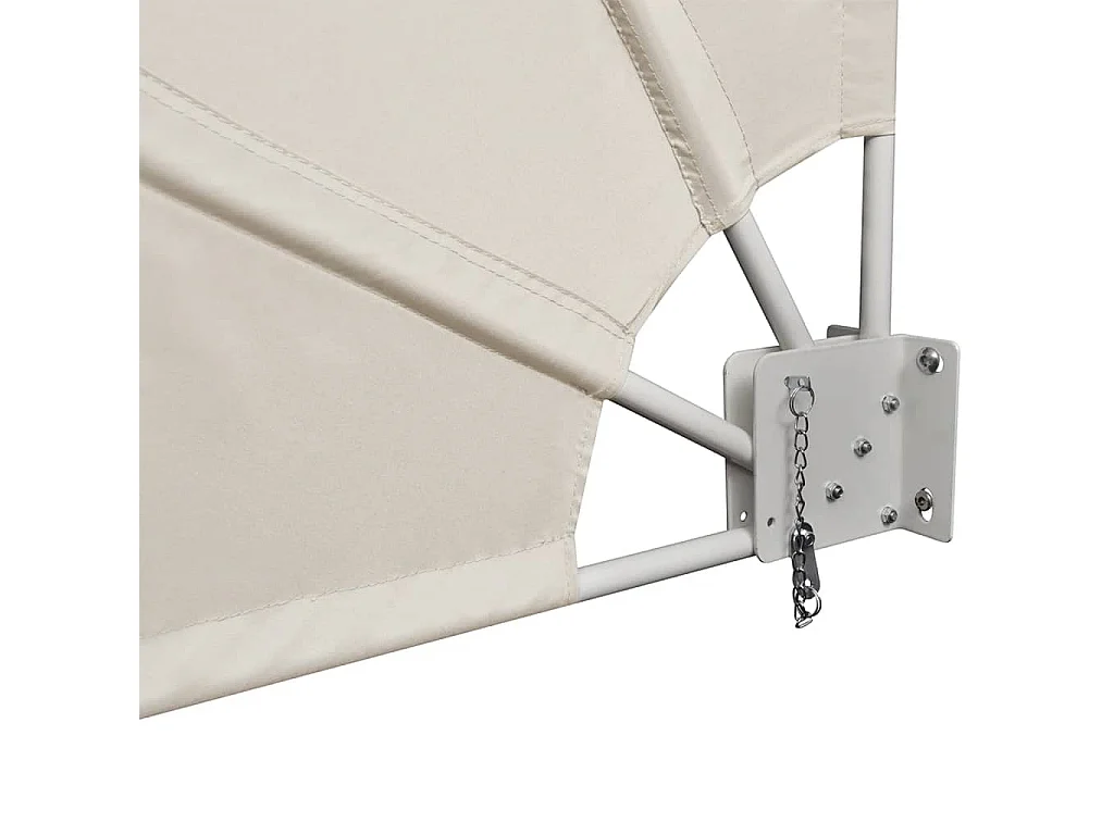 Tela de toldo retrátil tela de privacidade lateral para pátio jardim terraço varanda tela de proteção visual 160 x 240 cm creme 02_0007056