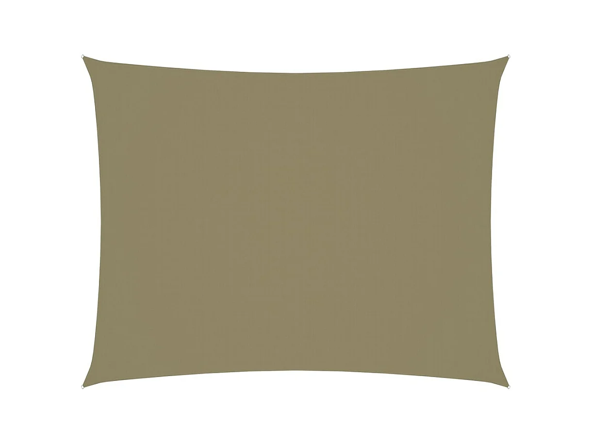 Voile d'ombrage parasol tissu tissu beige 800 x 600 x 600 cm 02_0009742