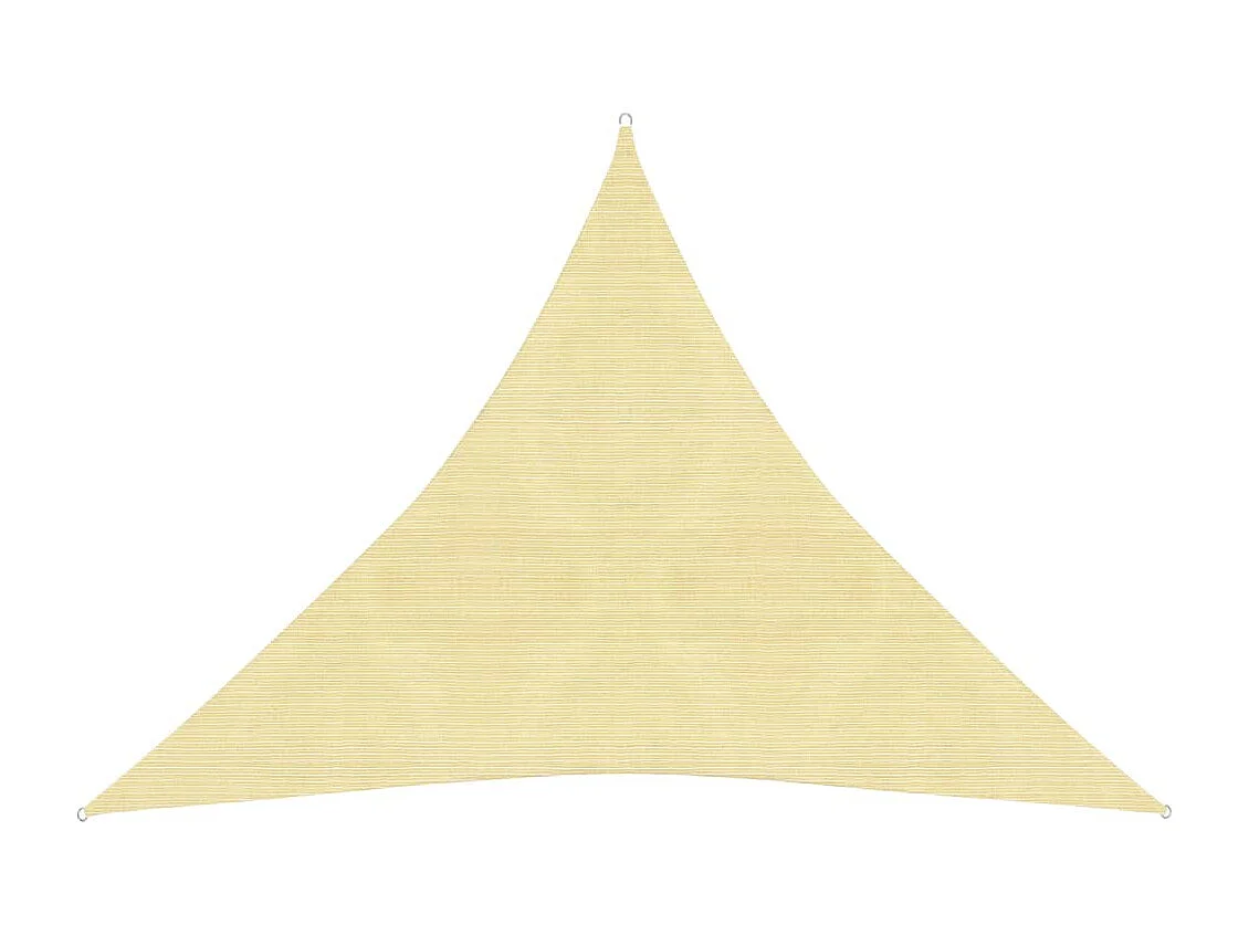 Voile toile d'ombrage parasol beige 300 x 300 x 300 cm 02_0008968