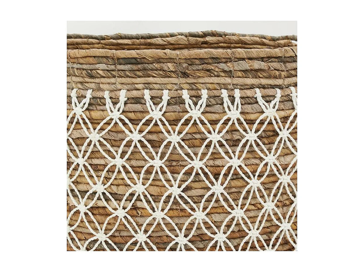 Corbeilles de rangement en bananier et coton