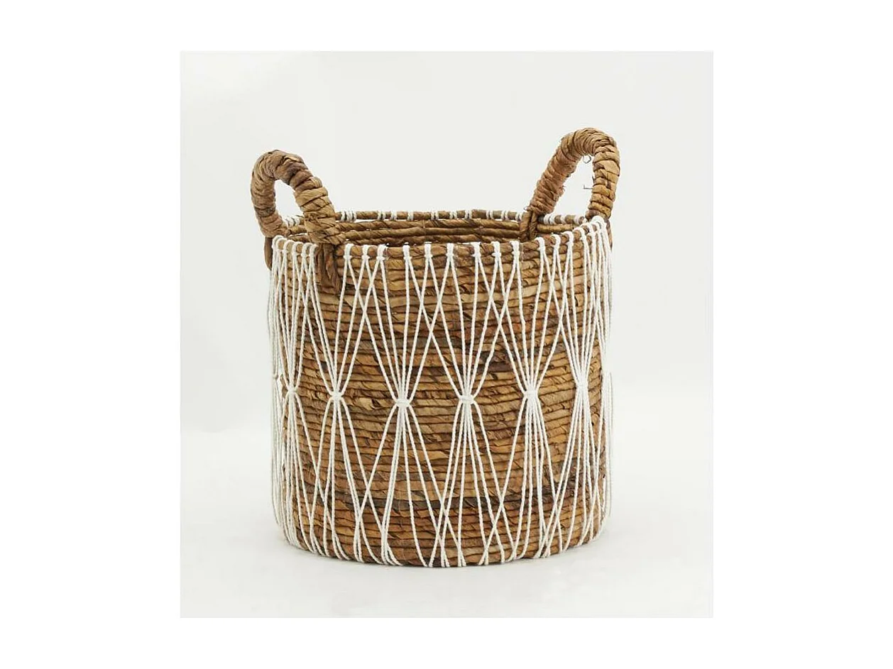 Corbeilles de rangement en bananier et coton