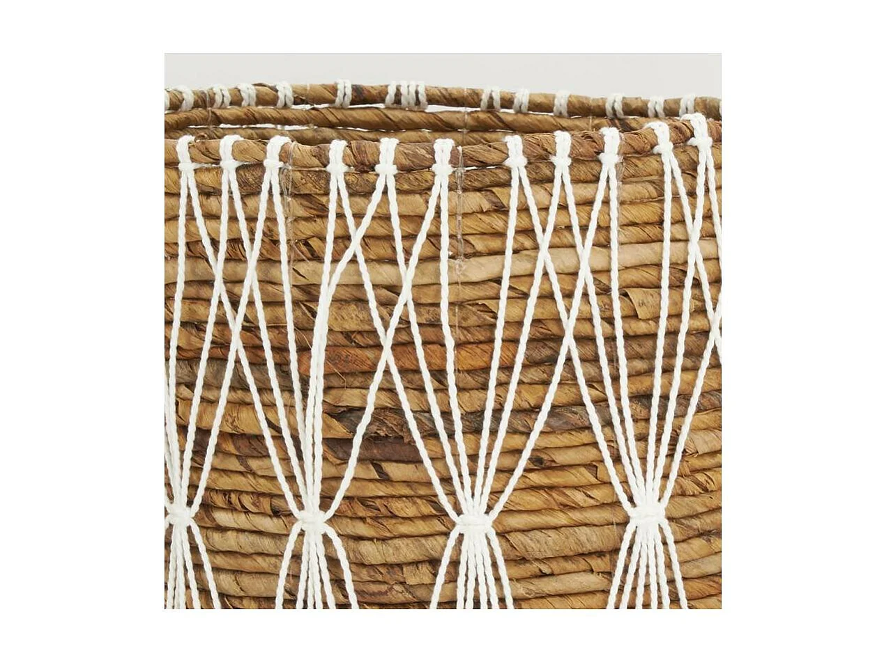 Corbeilles de rangement en bananier et coton