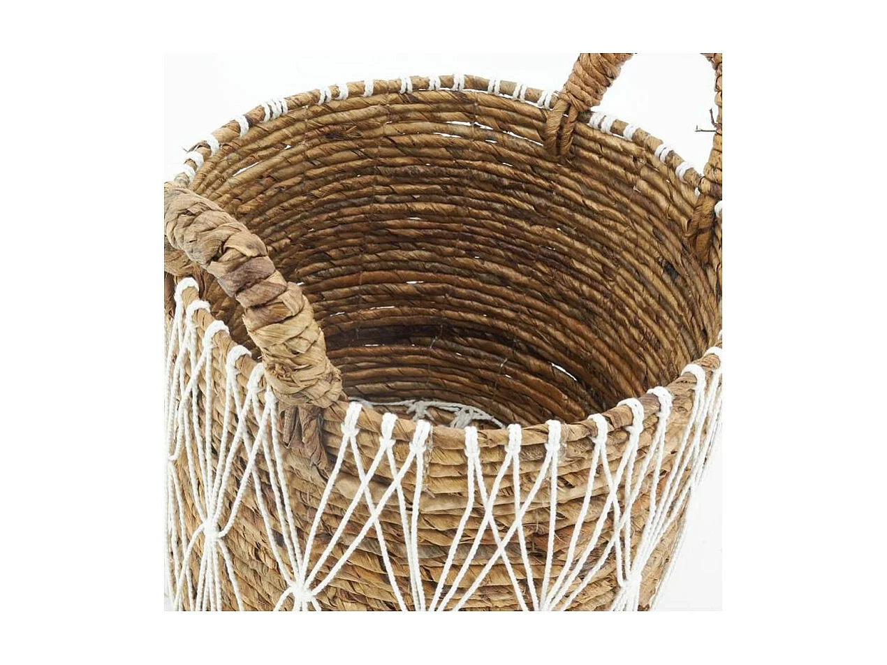 Corbeilles de rangement en bananier et coton