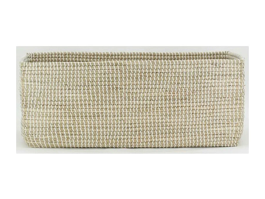 Grandes corbeilles de rangement en jonc