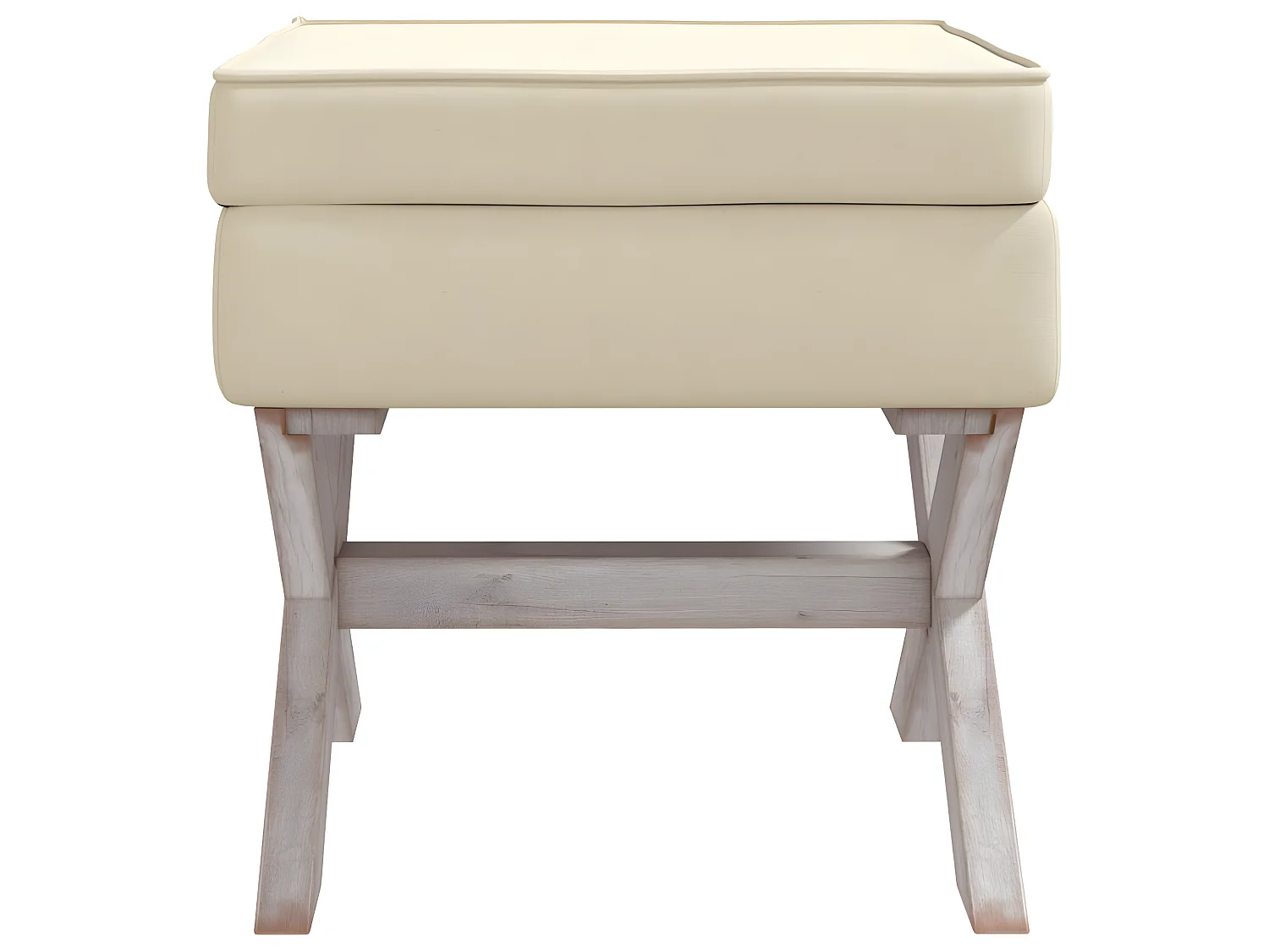 Tabouret de rangement 45 beige 45 x 45 x 90 cm 02_0010937