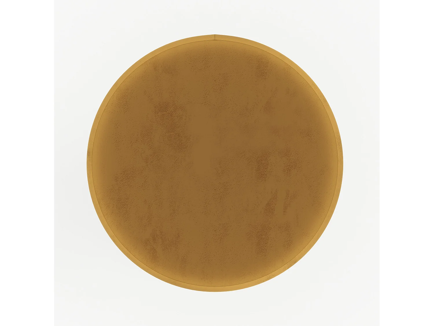 Lot de 2 tabourets de bar 73 cm en velours jaune curry - Kendal