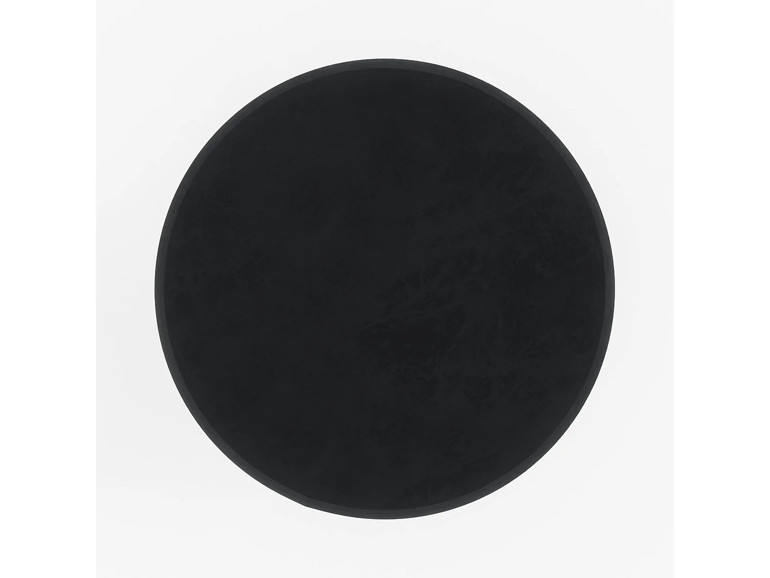 Set de 2 taburetes de bar 73 cm en terciopelo negro - Kendal