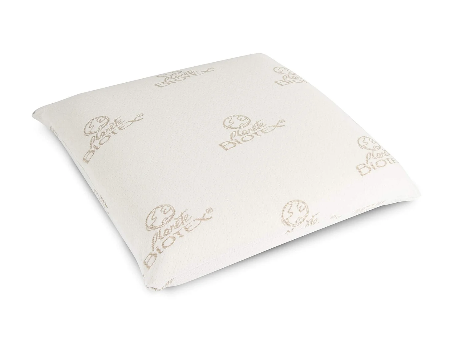 Oreiller flocons mousse mémoire végétale 60x60 ferme Biotex Calypso