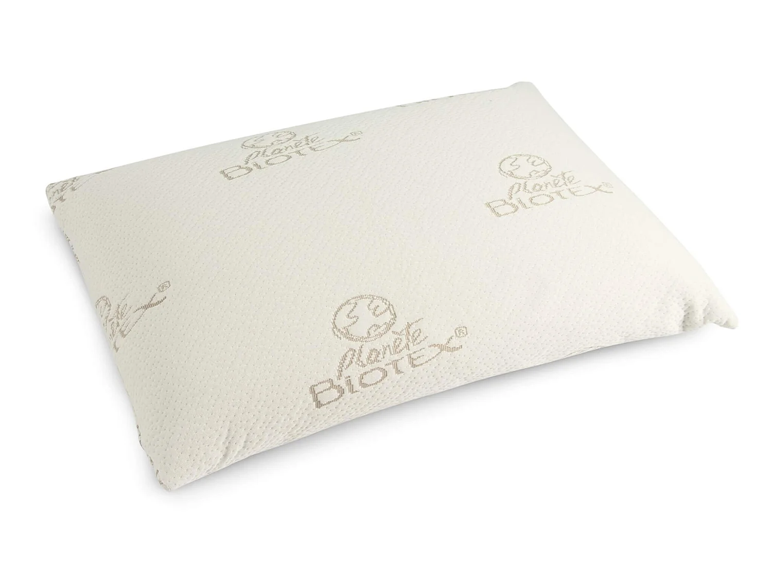 Oreiller mousse mémoire végétale 40x60 moelleux Biotex Maïa