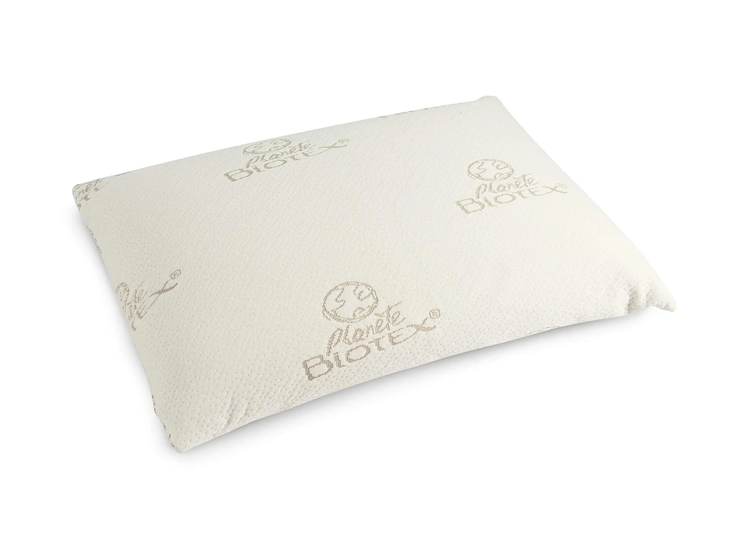 Oreiller flocons mousse mémoire végétale 40x60 ferme Biotex Calypso