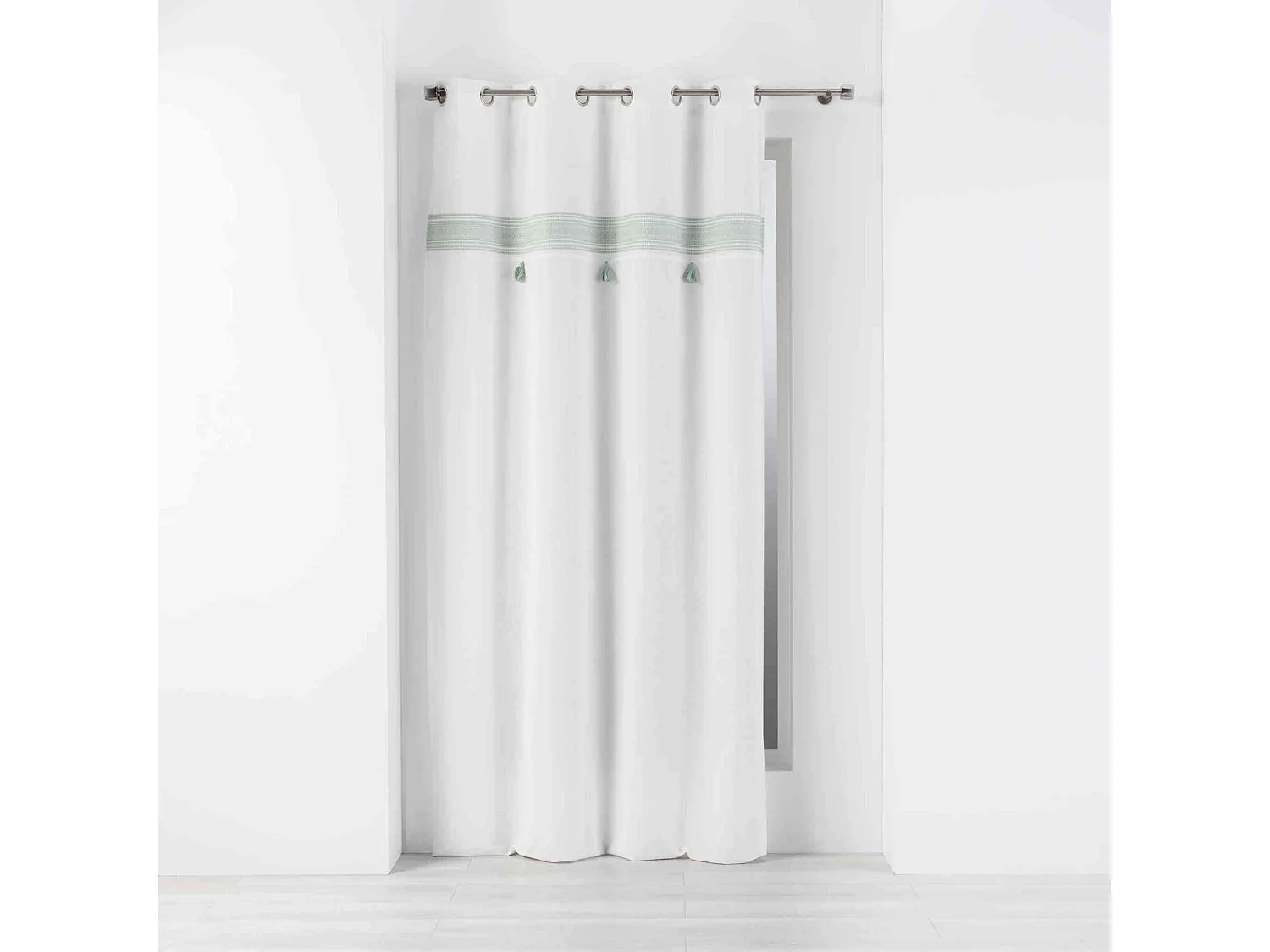 Rideau à Œillets "Amaya" 140x240cm Menthe