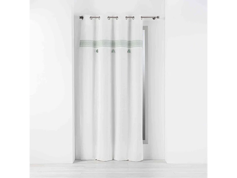 Rideau à Œillets "Amaya" 140x240cm Menthe