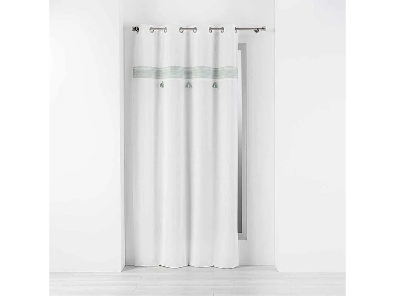 Rideau à Œillets "Amaya" 140x240cm Menthe