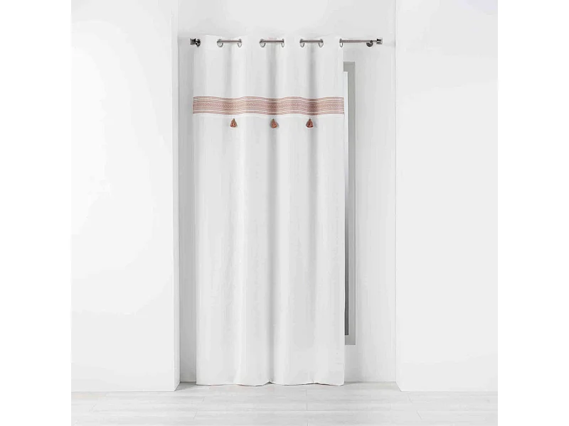 Rideau à Œillets "Amaya" 140x240cm Rose