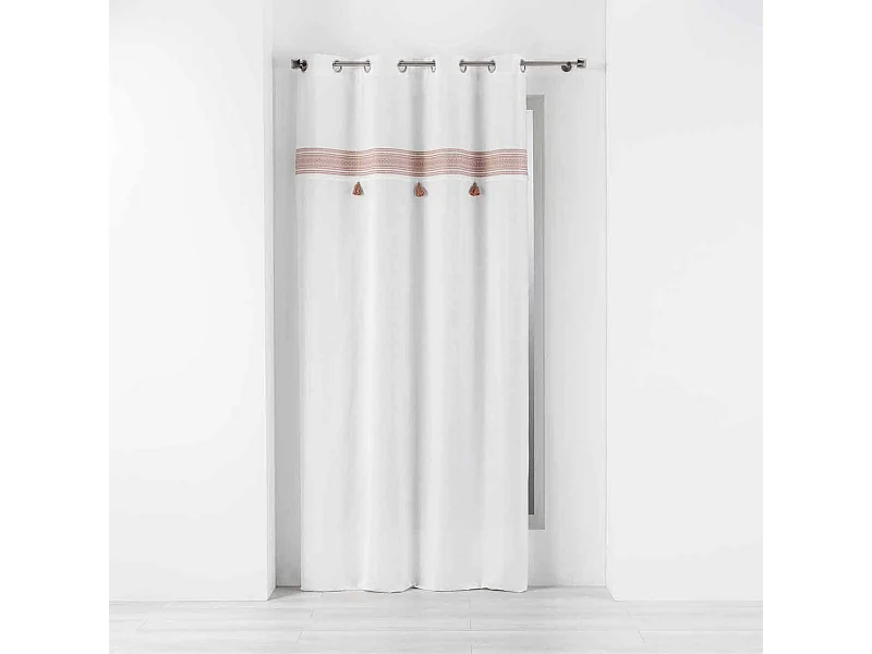 Rideau à Œillets "Amaya" 140x240cm Rose