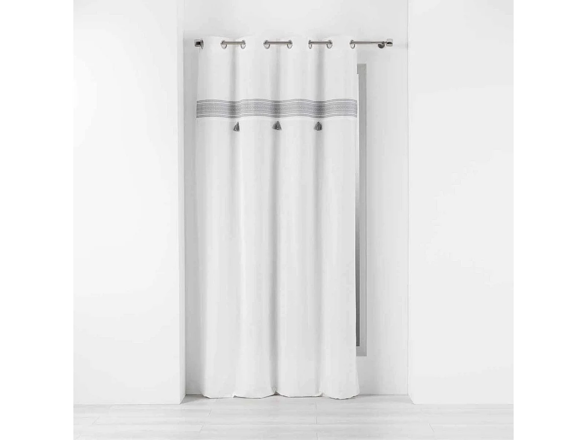 Rideau à Œillets "Amaya" 140x240cm Gris