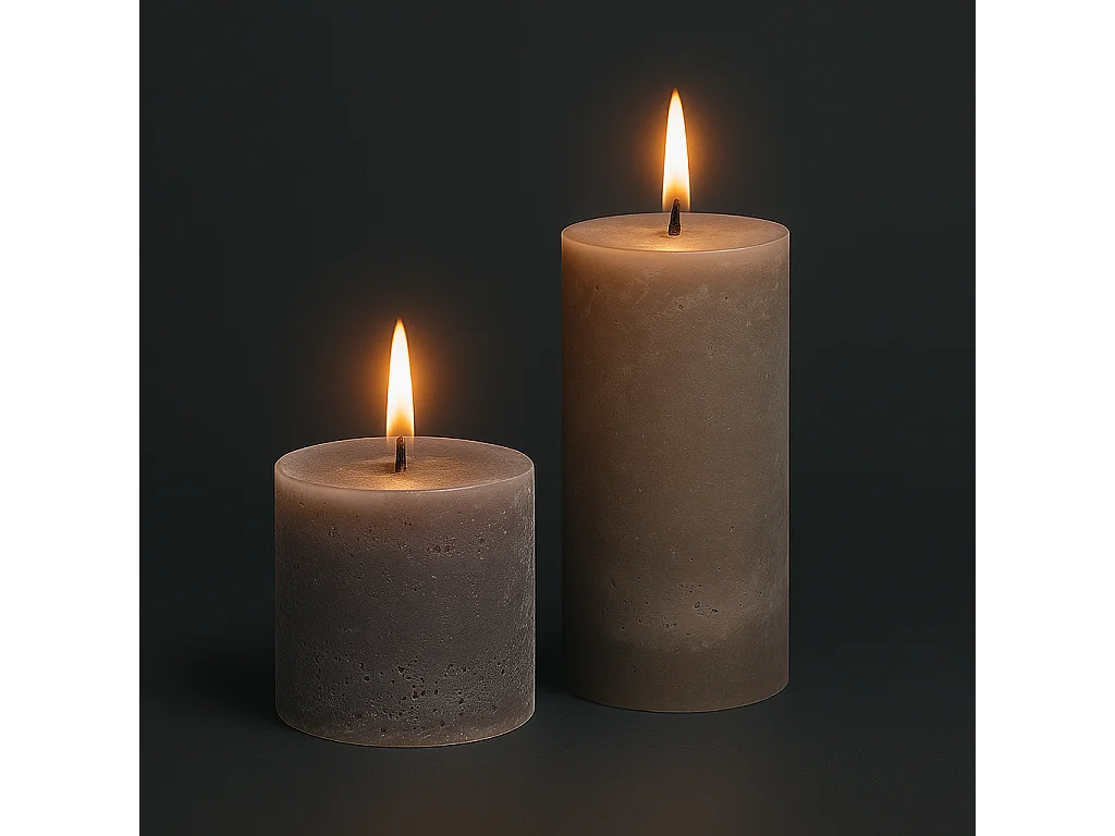 Bougie Antik M - Blanc