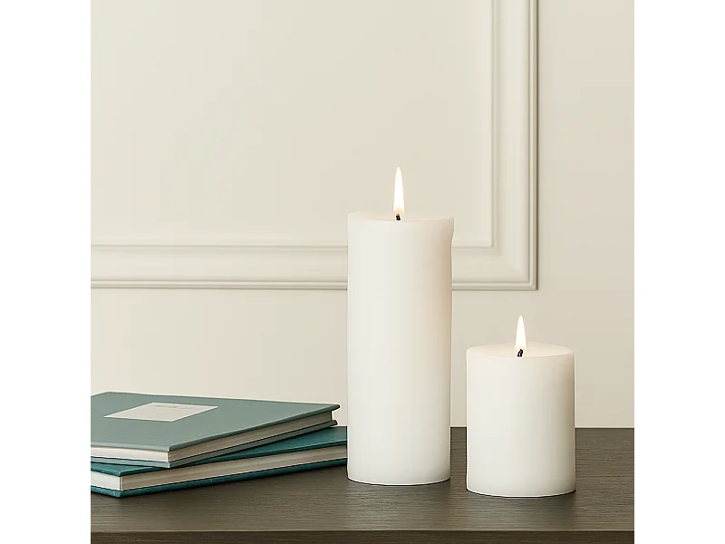 Bougie Antik S - Blanc