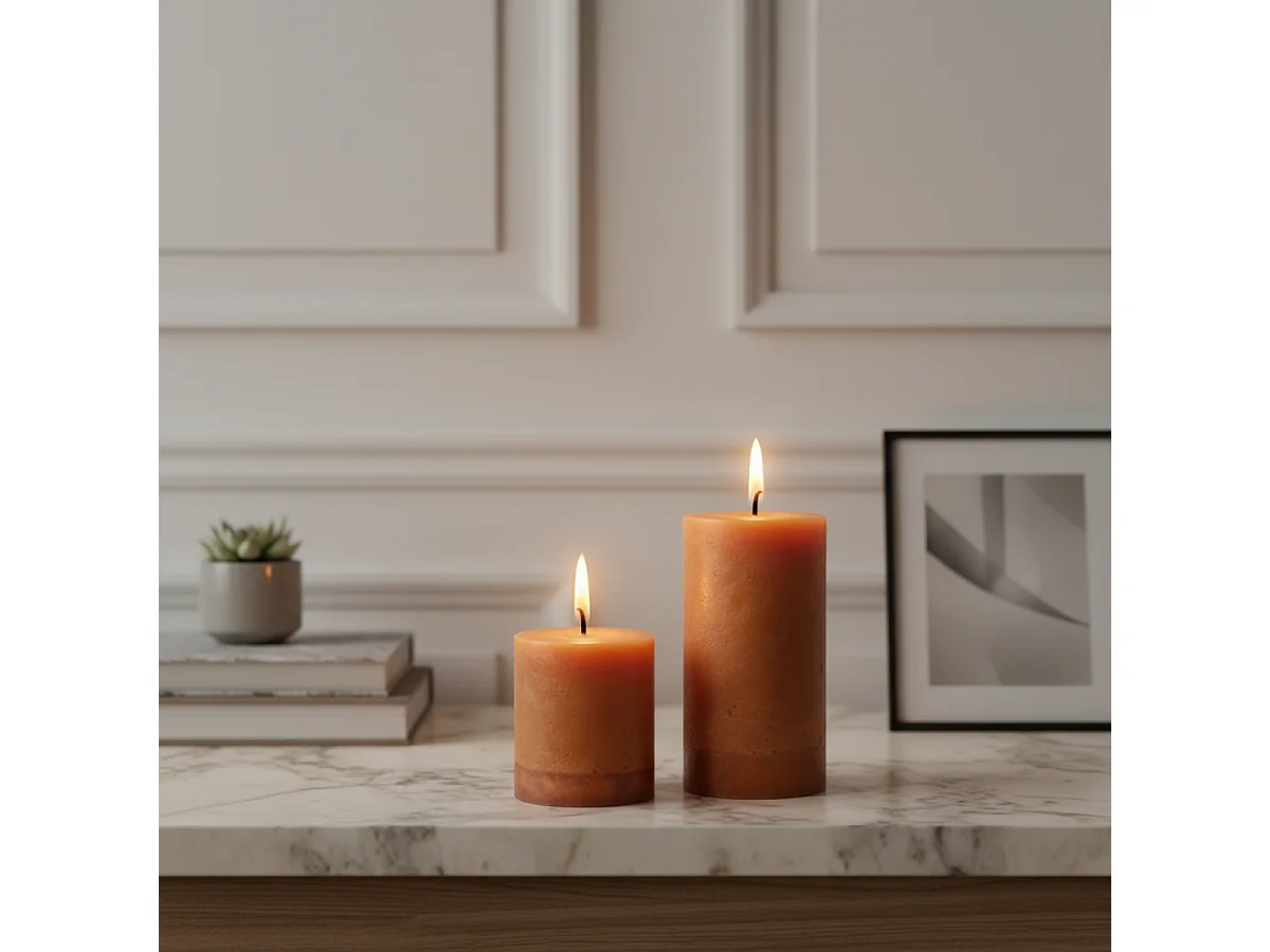 Bougie Antik M - Orange