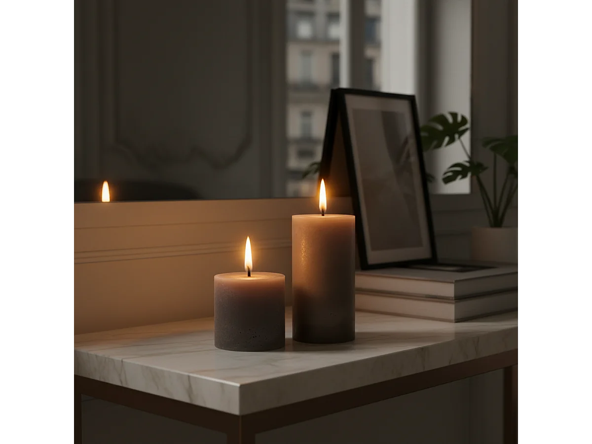 Bougie Antik M - Orange