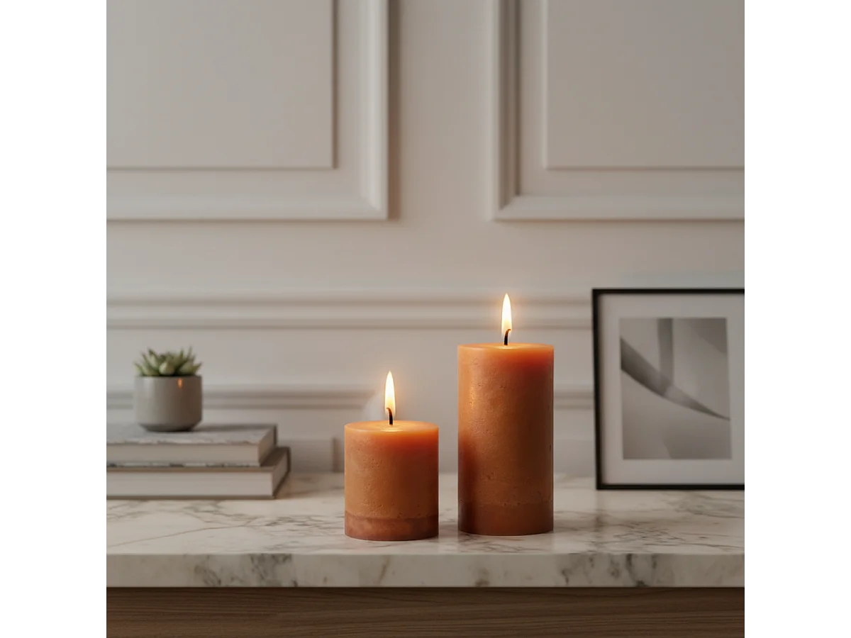 Bougie Antik M - Orange