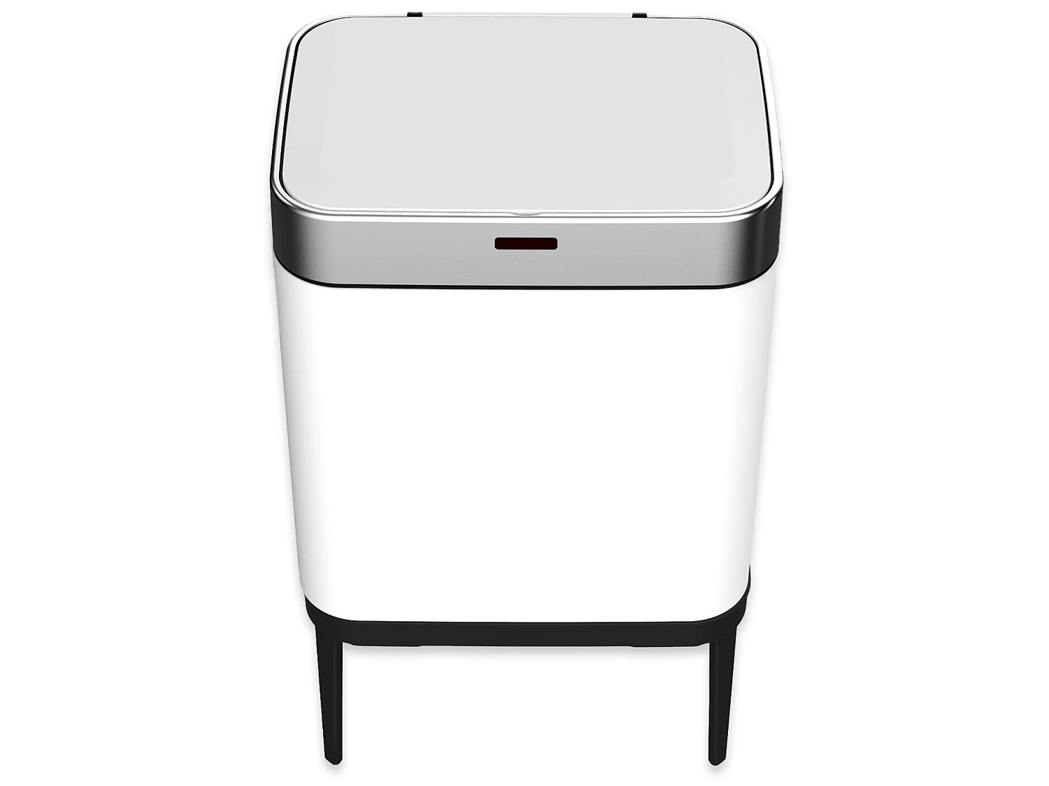 Poubelle de Recyclage Catter House Cosmos 60L 42x30x76cm en Acier Inoxydable avec Capteur de Mouvement et Ouverture Automatique