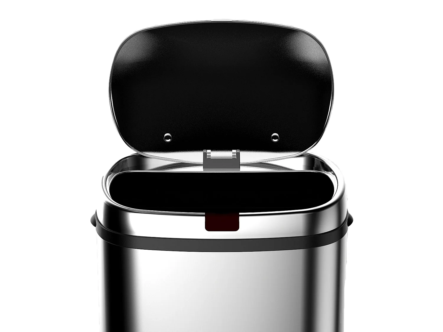 Poubelle de Recyclage Catter House Futuro 30L 34x25x52cm en Acier Inoxydable avec Capteur de Mouvement et Ouverture Automatique