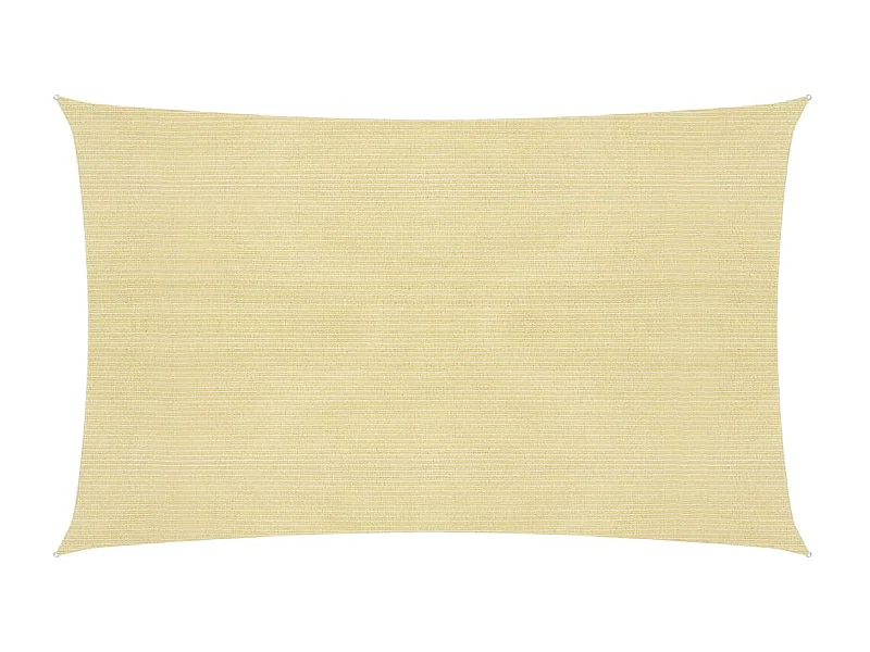 Voile toile d'ombrage parasol beige 600 x 300 x 300 cm 02_0008975