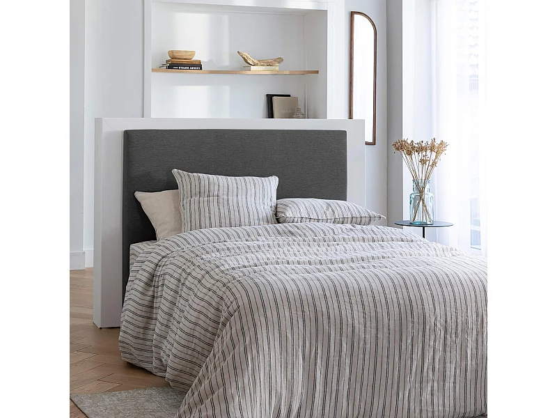 Tête de lit déco gris profond - SOMEO 90