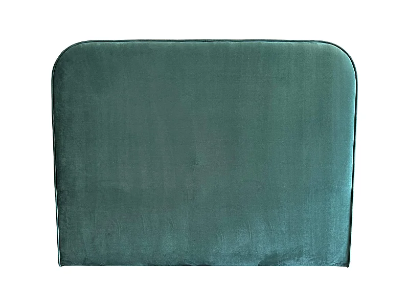 Tête de lit MARSELLA 160cm en velours vert - Terre de Nuit