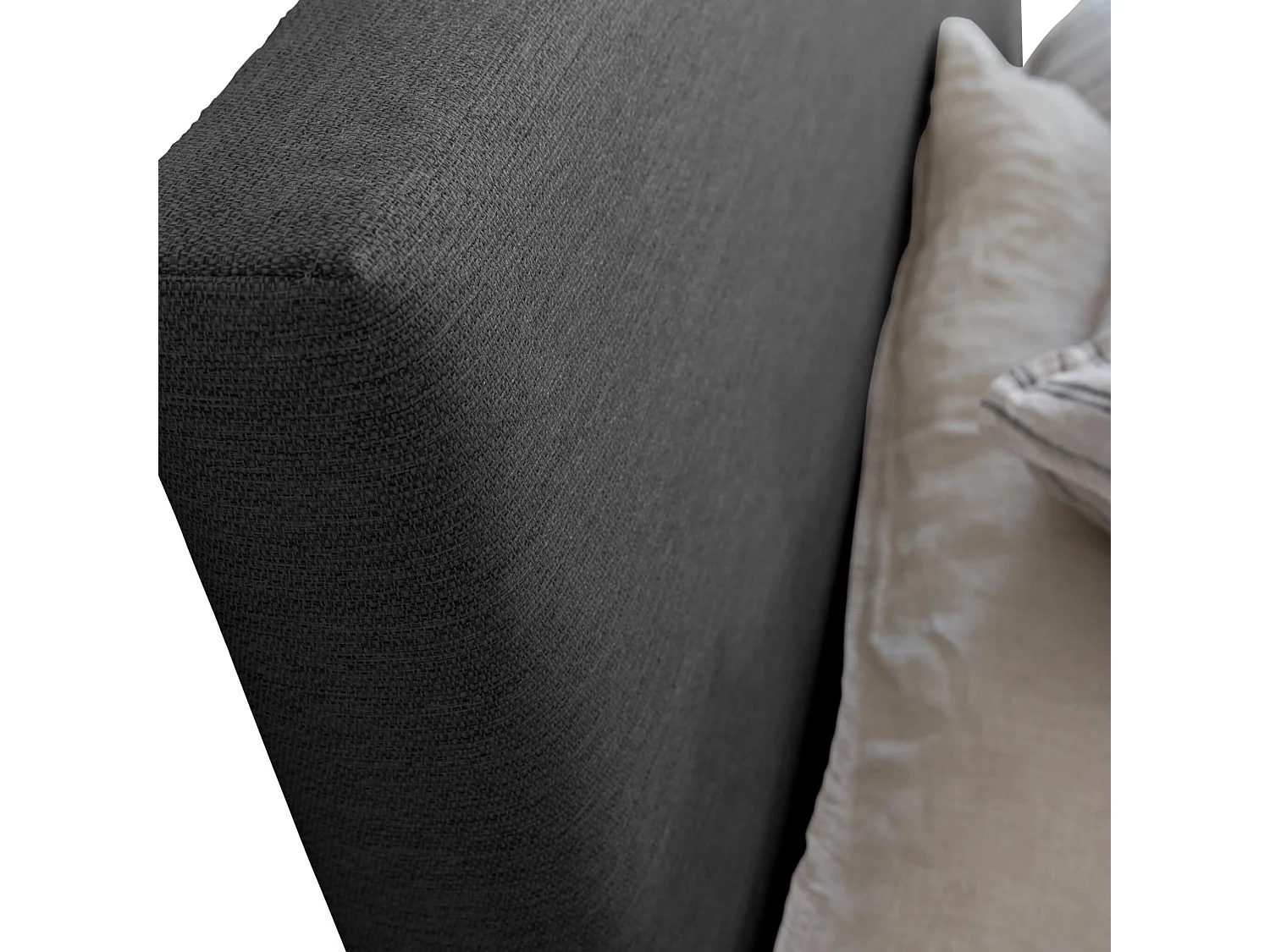 Tête de lit déco gris profond - SOMEO 140