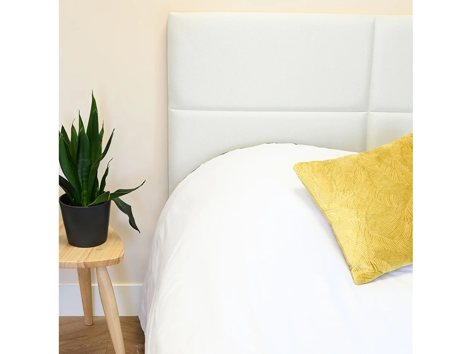 Tête de lit OPORTO 145 cm grise - Terre de Nuit