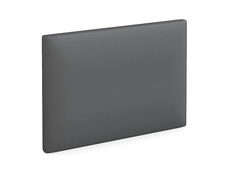 Tête de lit déco simili cuir gris foncé 140 - Someo