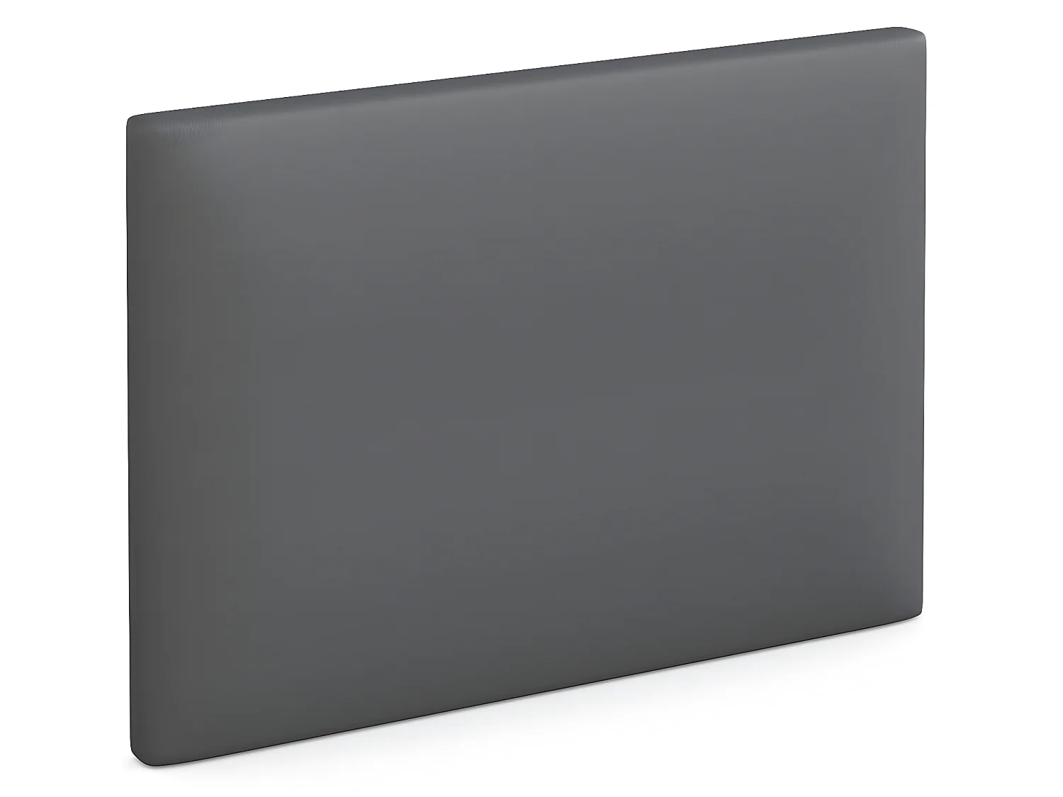 Tête de lit déco simili cuir gris foncé 140 - Someo