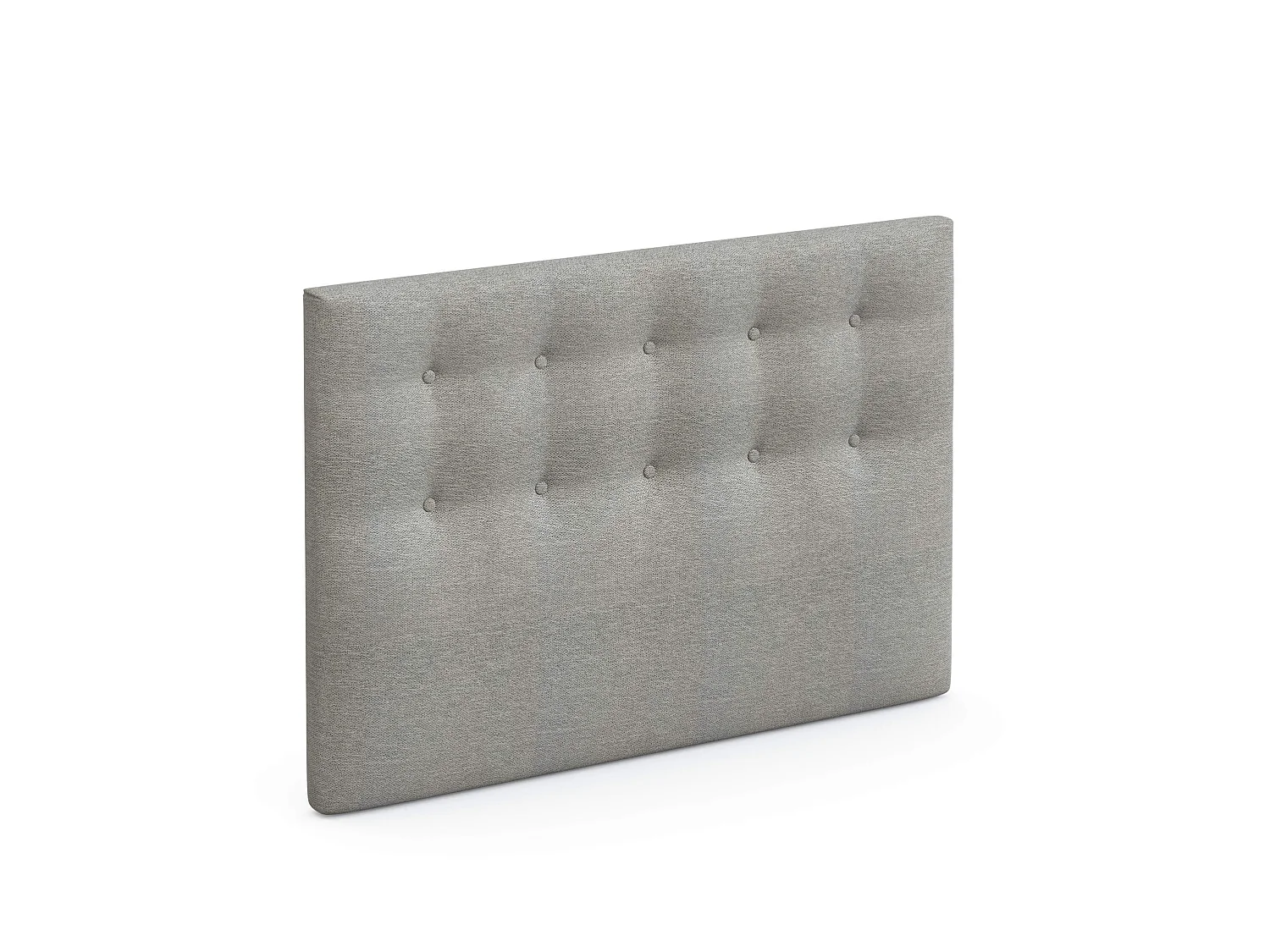 Tête de lit déco capitonnée gris lumière - SOMEO 180