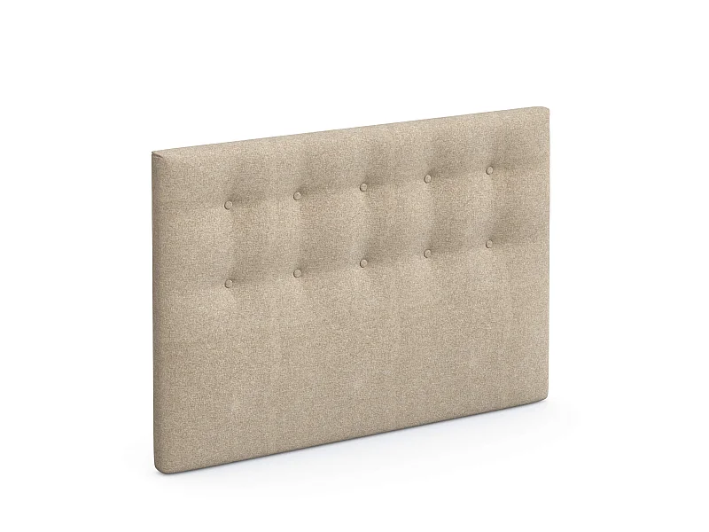 Tête de lit déco capitonnée beige sable - SOMEO 180