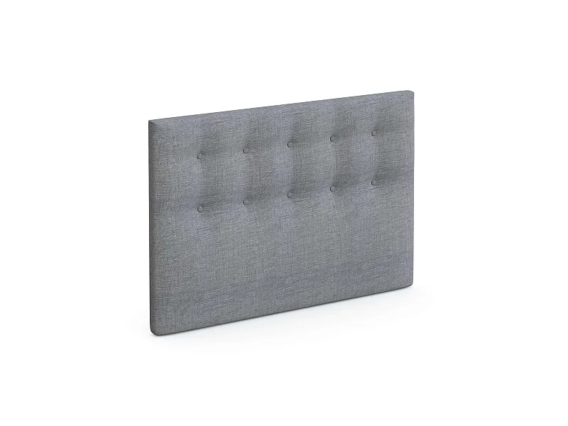 Tête de lit déco capitonnée gris orage - SOMEO 200