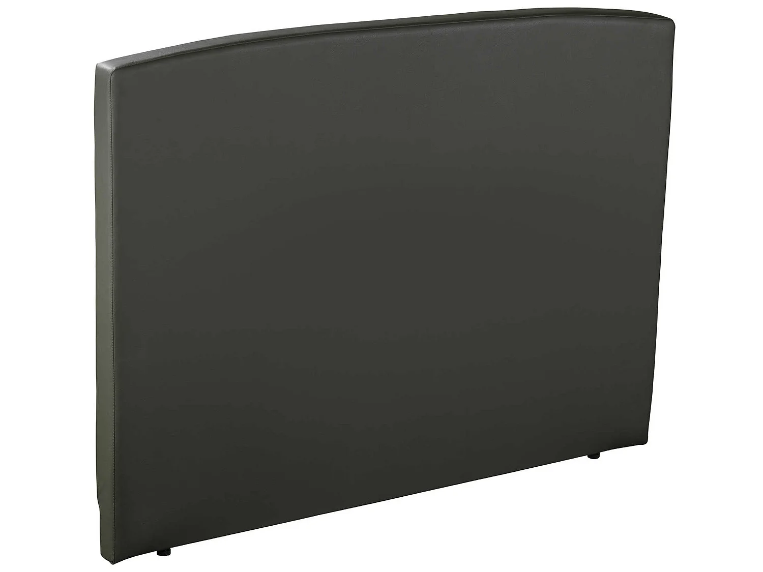 Tête de lit déco galbée simili cuir kaki 160 - Epeda