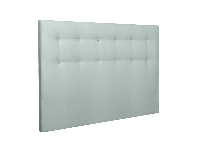 Tête de lit déco capitonnée vert opaline 160 - Someo