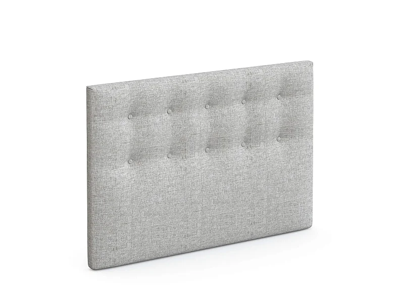Tête de lit déco capitonnée gris céleste - SOMEO 180