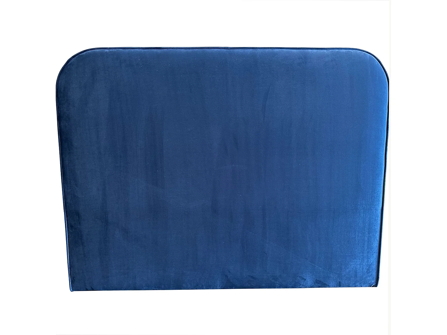 Tête de lit MARSELLA 190 cm en velours bleu - Terre de Nuit