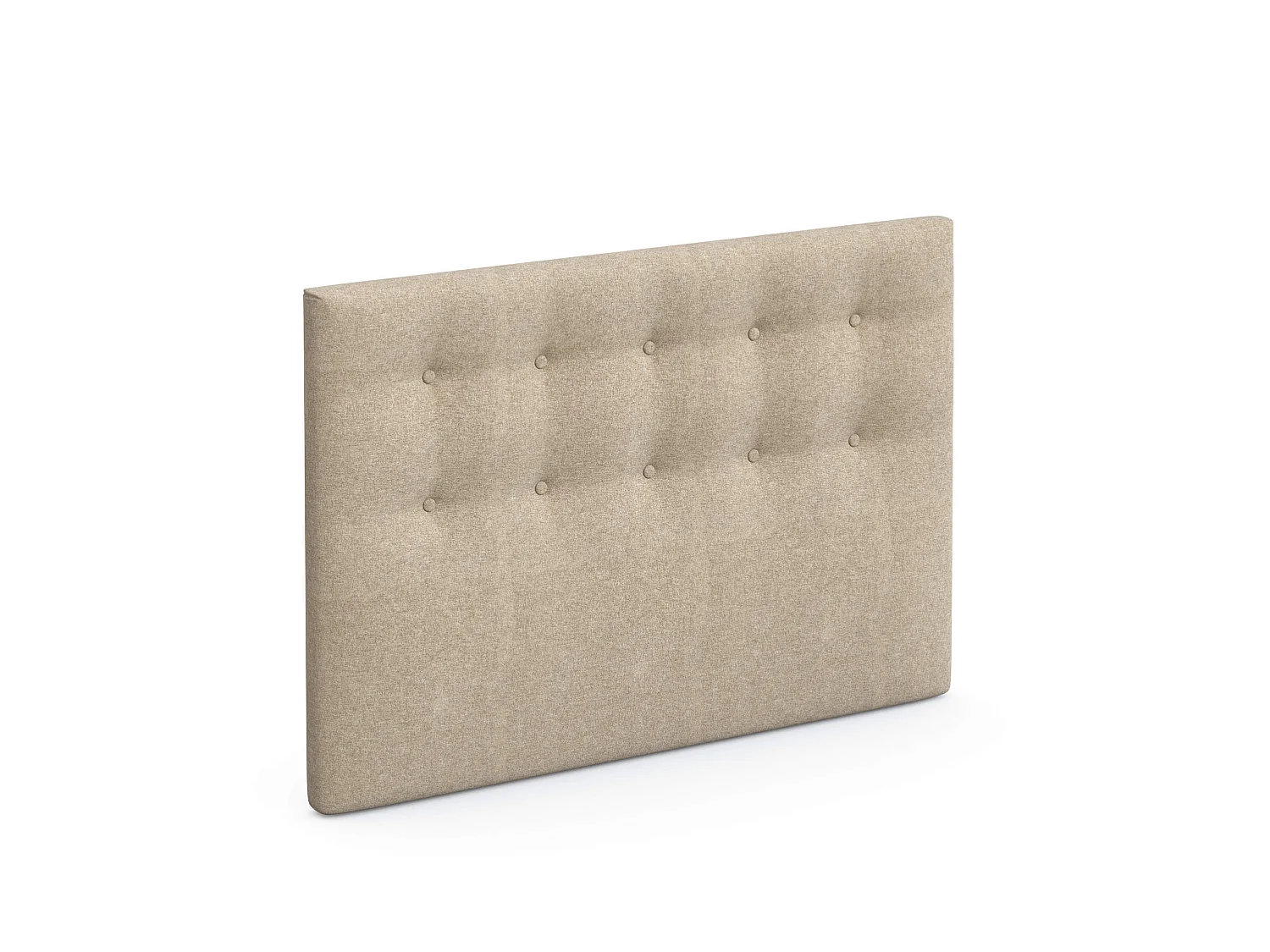 Tête de lit déco capitonnée beige sable - SOMEO 160