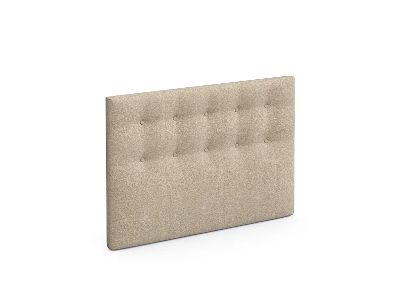 Tête de lit déco capitonnée beige sable - SOMEO 200