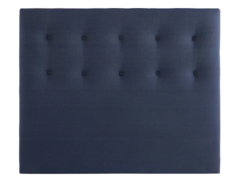 Tête de lit déco capitonnée bleu marine Rêve - SOMEO 180